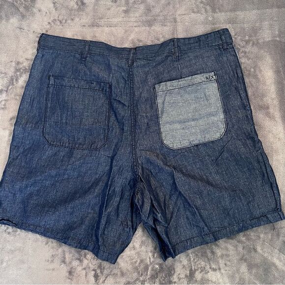 Armani Exchange linen blend Men's shorts waist 38 - Picture 2 of 12